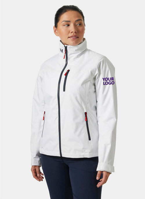 Helly Hansen Mens Crew Midlayer Custom Jackets 2.0, White