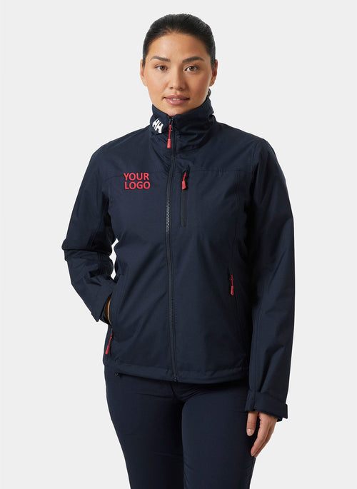 Helly Hansen Mens Crew Midlayer Custom Jackets 2.0, Navy