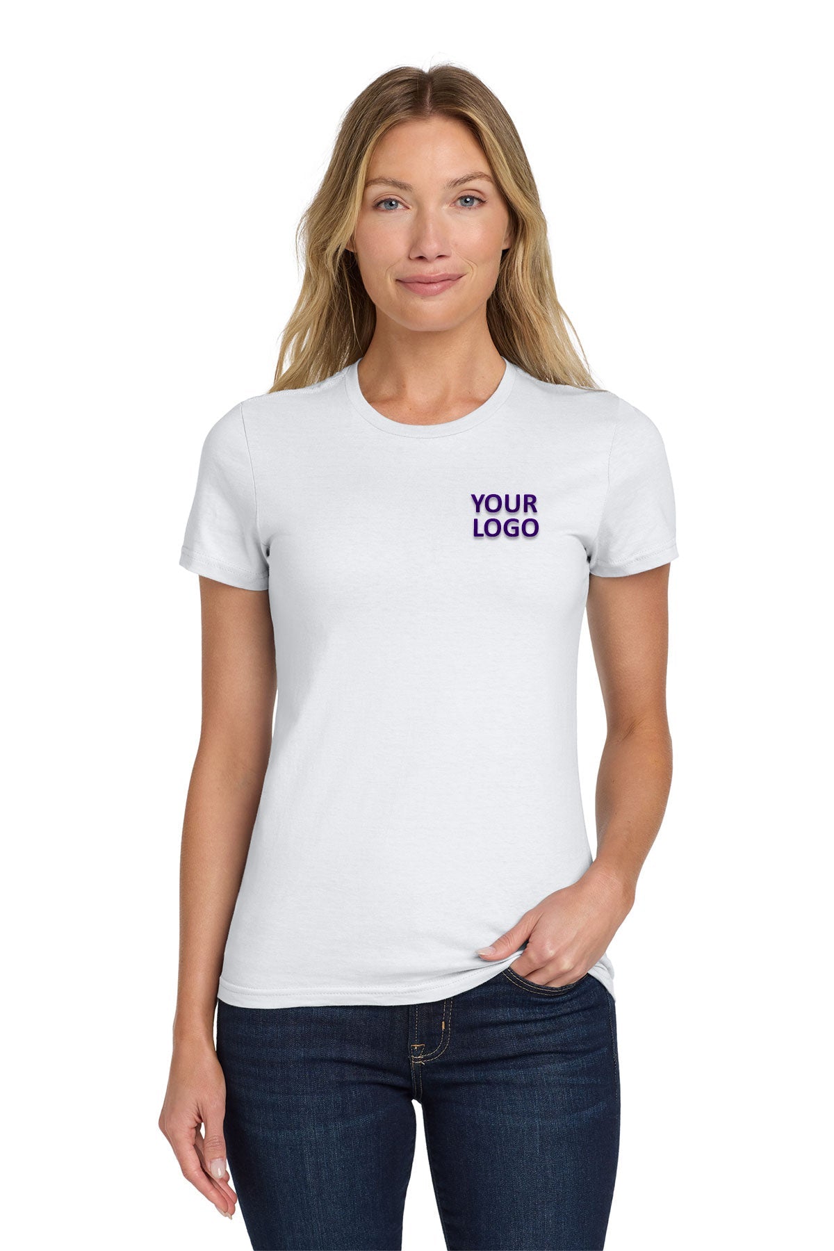 gildan softstyle ladies t shirt 64000l white