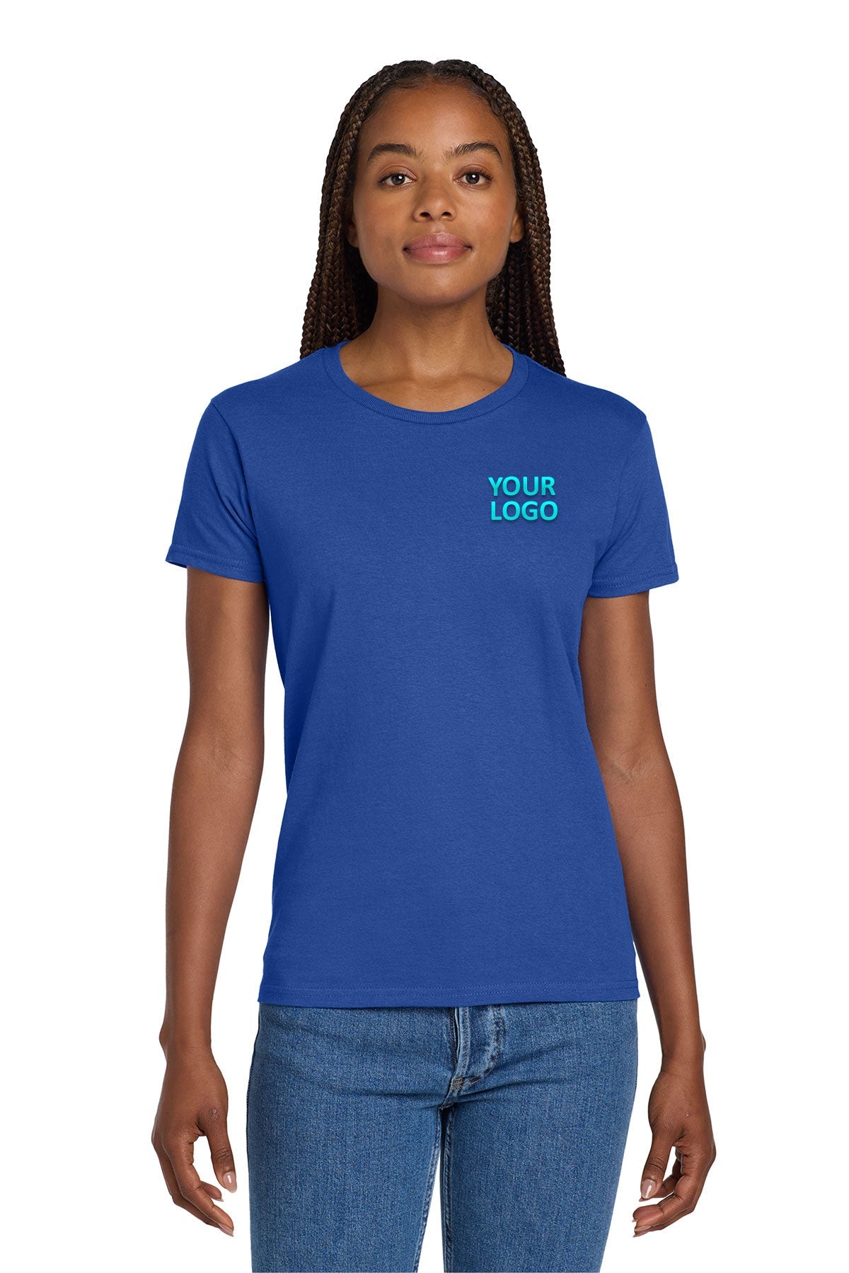 Gildan Ladies Ultra Cotton T Shirt Royal