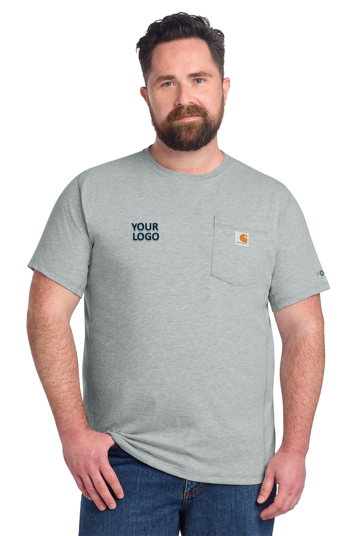 Custom Carhartt CT106652 Heather Grey
