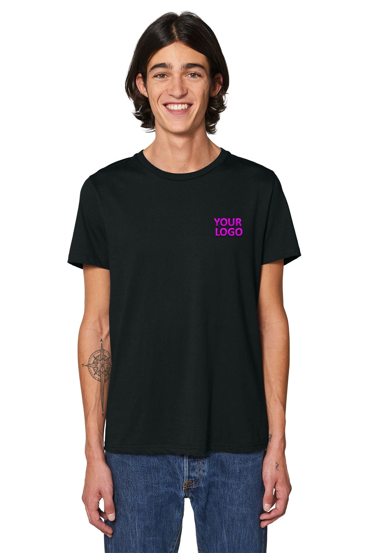 Stanley Stella Unisex Rocker Custom Tee's, Black [NCT]