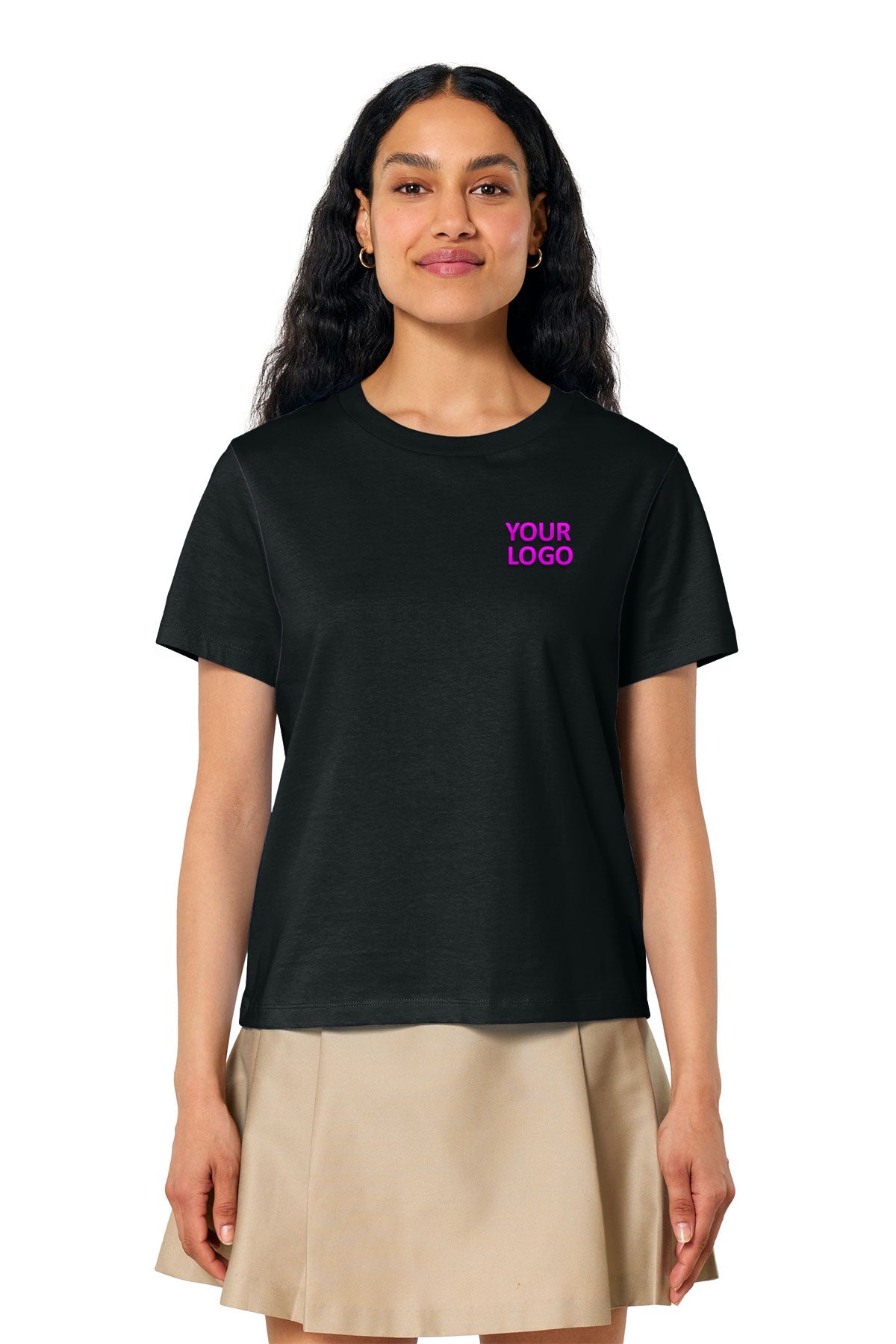 Stanley Stella Women’s Muser Custom Tee's, Black