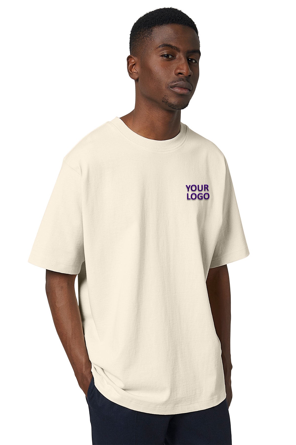 Stanley Stella Unisex Freestyler Heavyweight Custom Tee's, Natural Raw [Osage LLC]