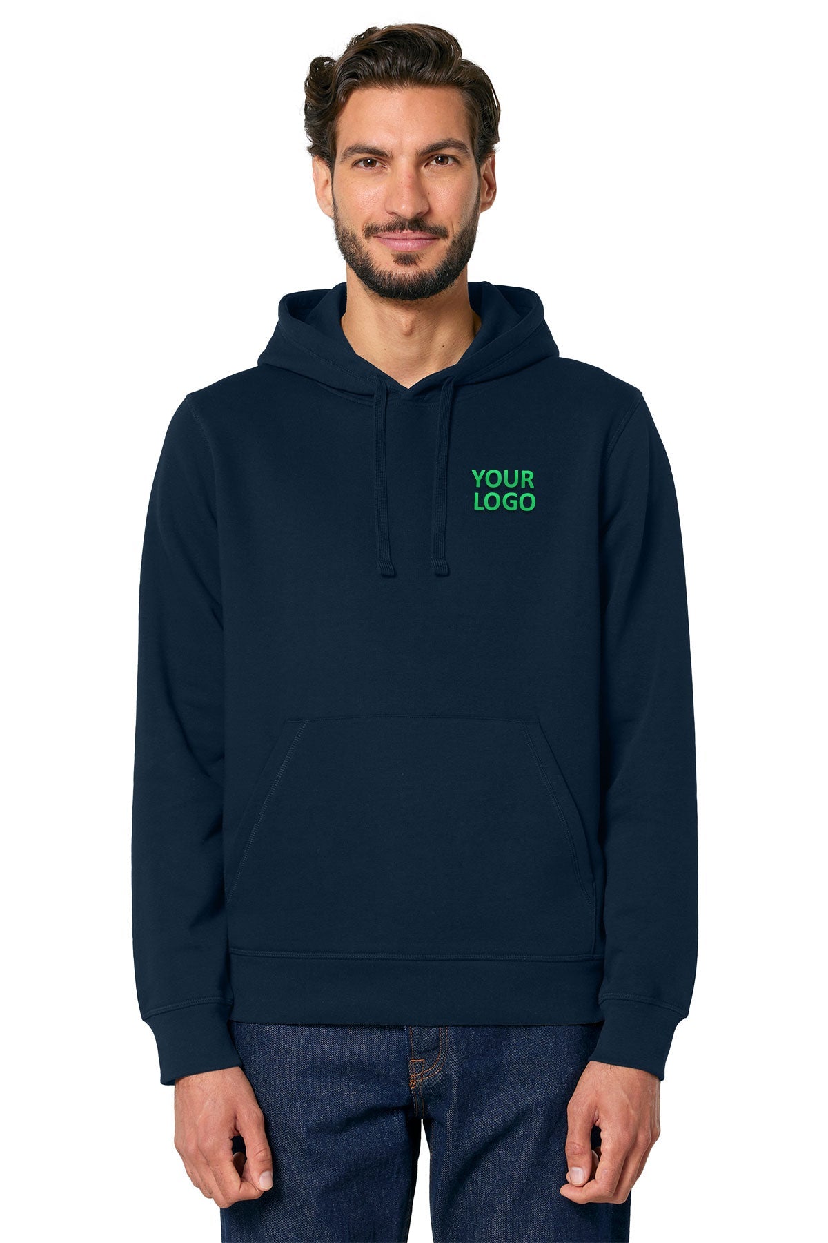 Stanley Stella Unisex Drummer 2.0 Custom Hooded Sweatshirts, French Navy [Launch]