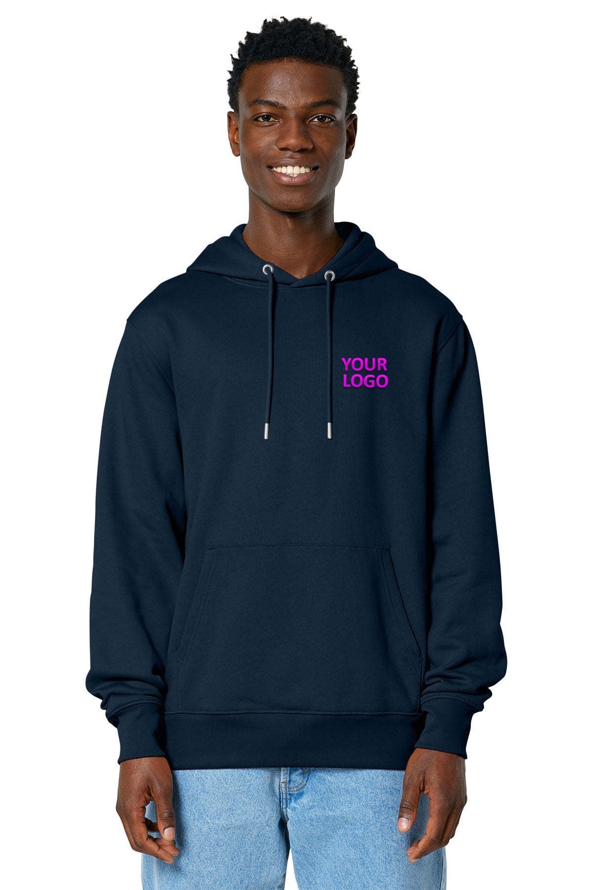 Stanley Stella Unisex Cruiser 2.0 Custom Hooded Sweatshirts, French Navy [Launch]