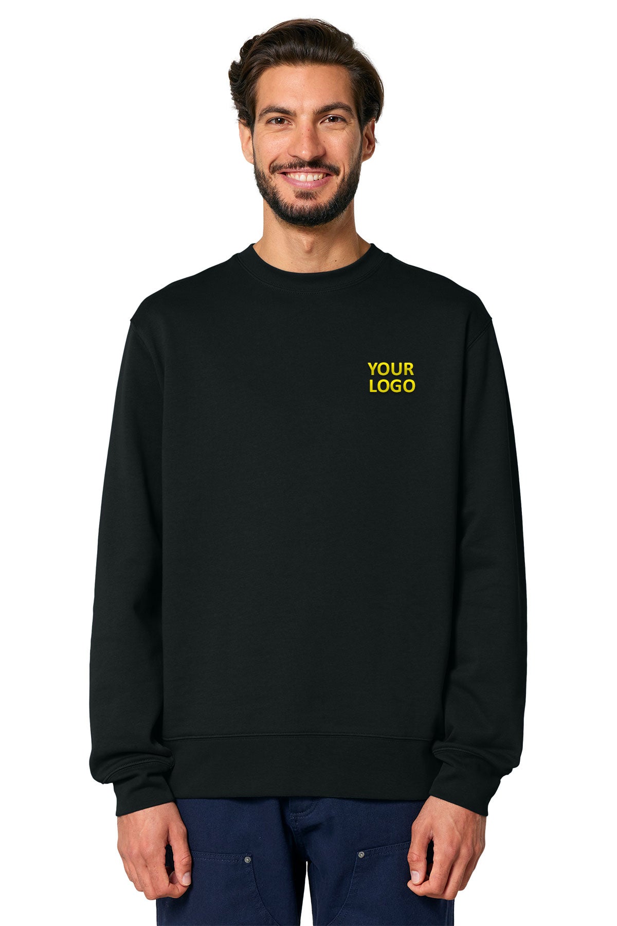 Stanley Stella Unisex Changer 2.0 Crewneck Custom Sweatshirts, Black