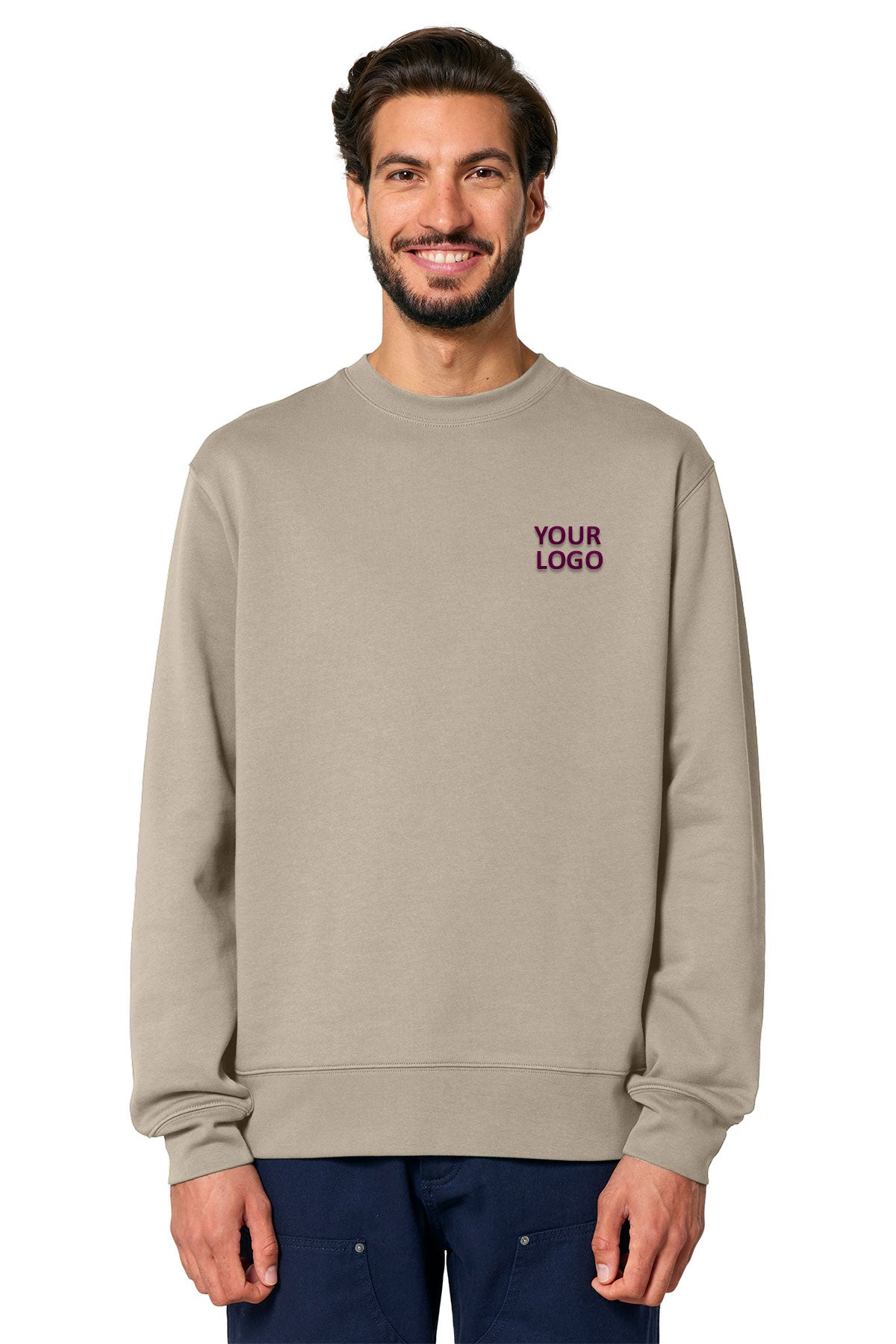 Stanley Stella Unisex Changer 2.0 Crewneck Custom Sweatshirts, Stone