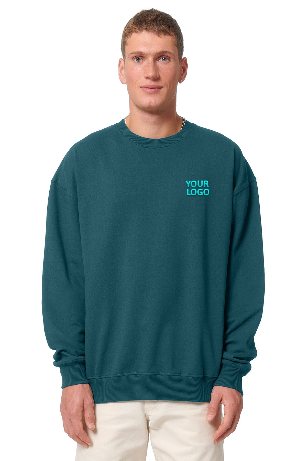 Stanley Stella Unisex Ledger Dry Crewneck Custom Sweatshirts, Stargazer [Osage LLC]