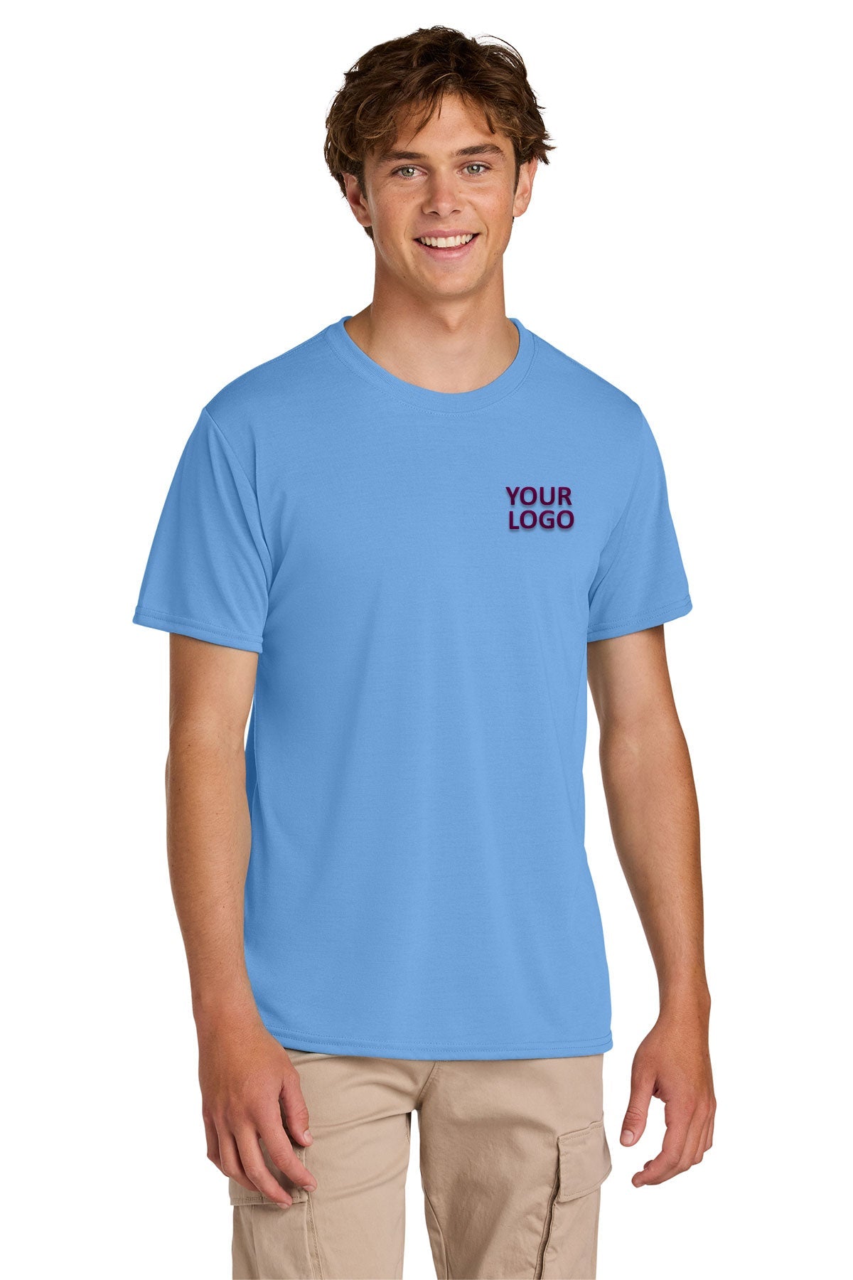 gildan gildan performance t shirt 42000 carolina blue