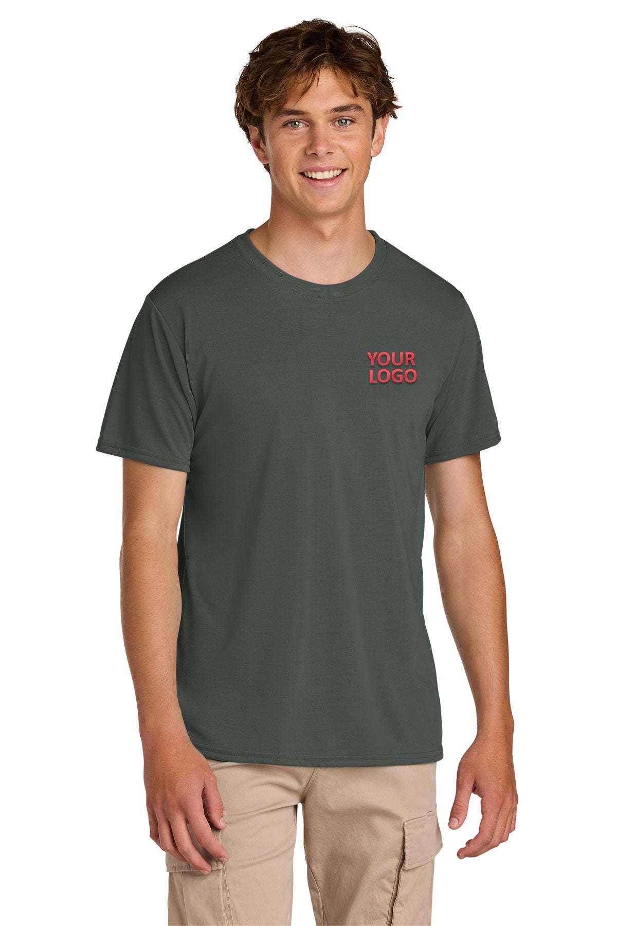 gildan gildan performance t shirt 42000 charcoal