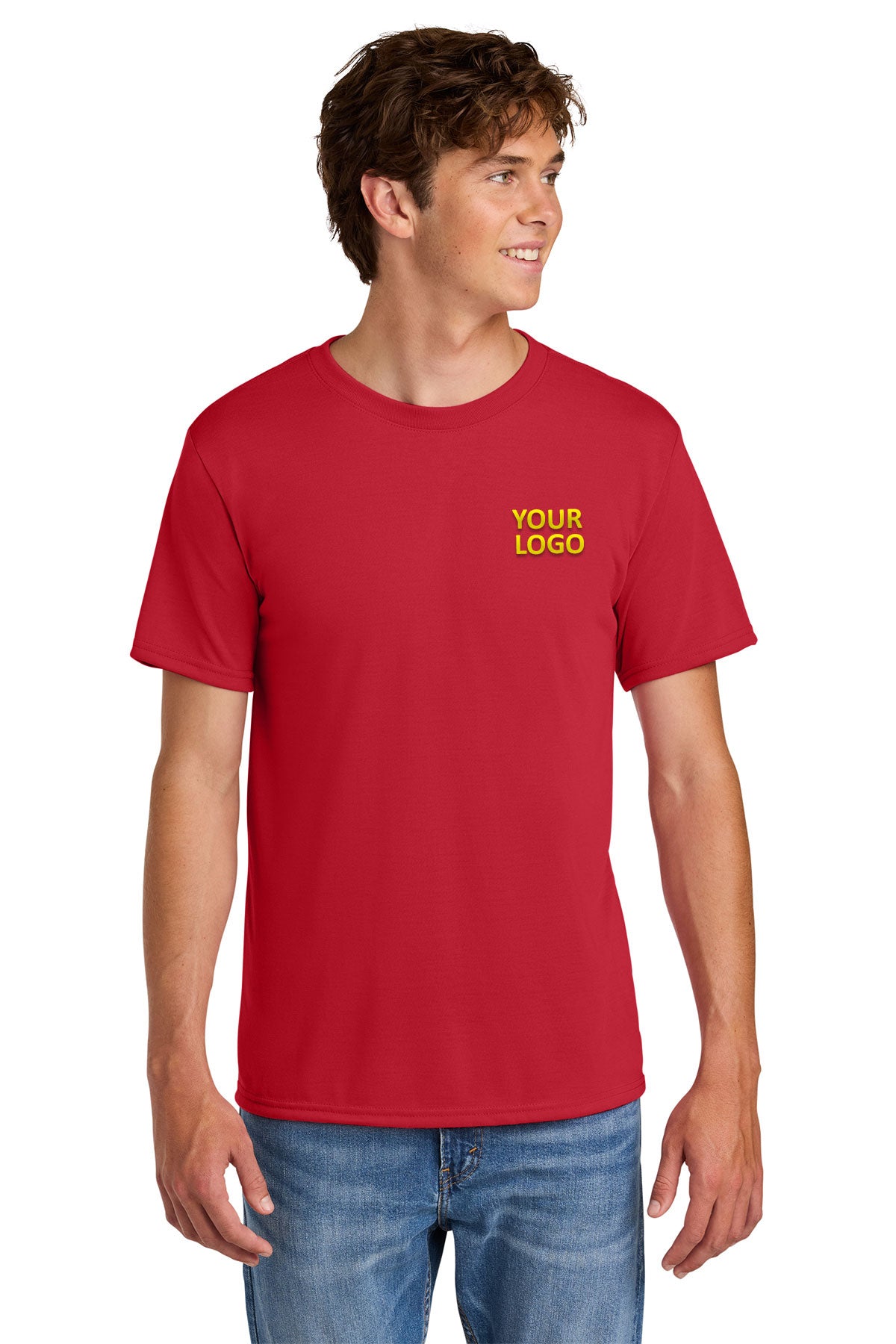 gildan gildan performance t shirt 42000 red