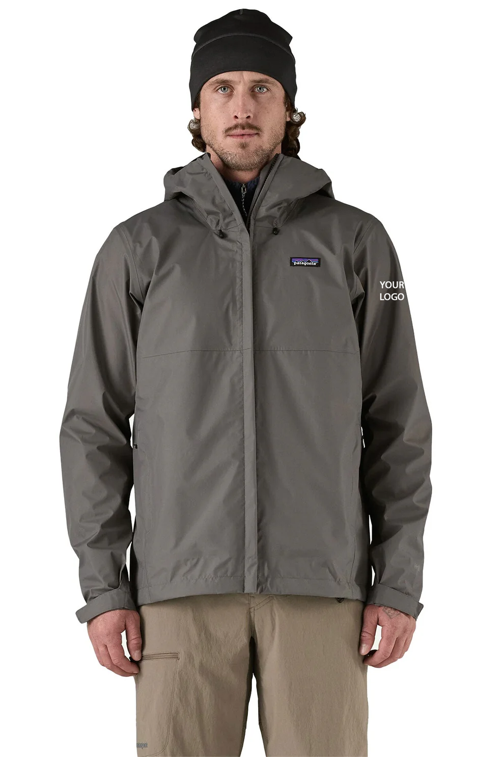 Patagonia Torrentshell 3L Rain Custom Jackets, Noble Grey