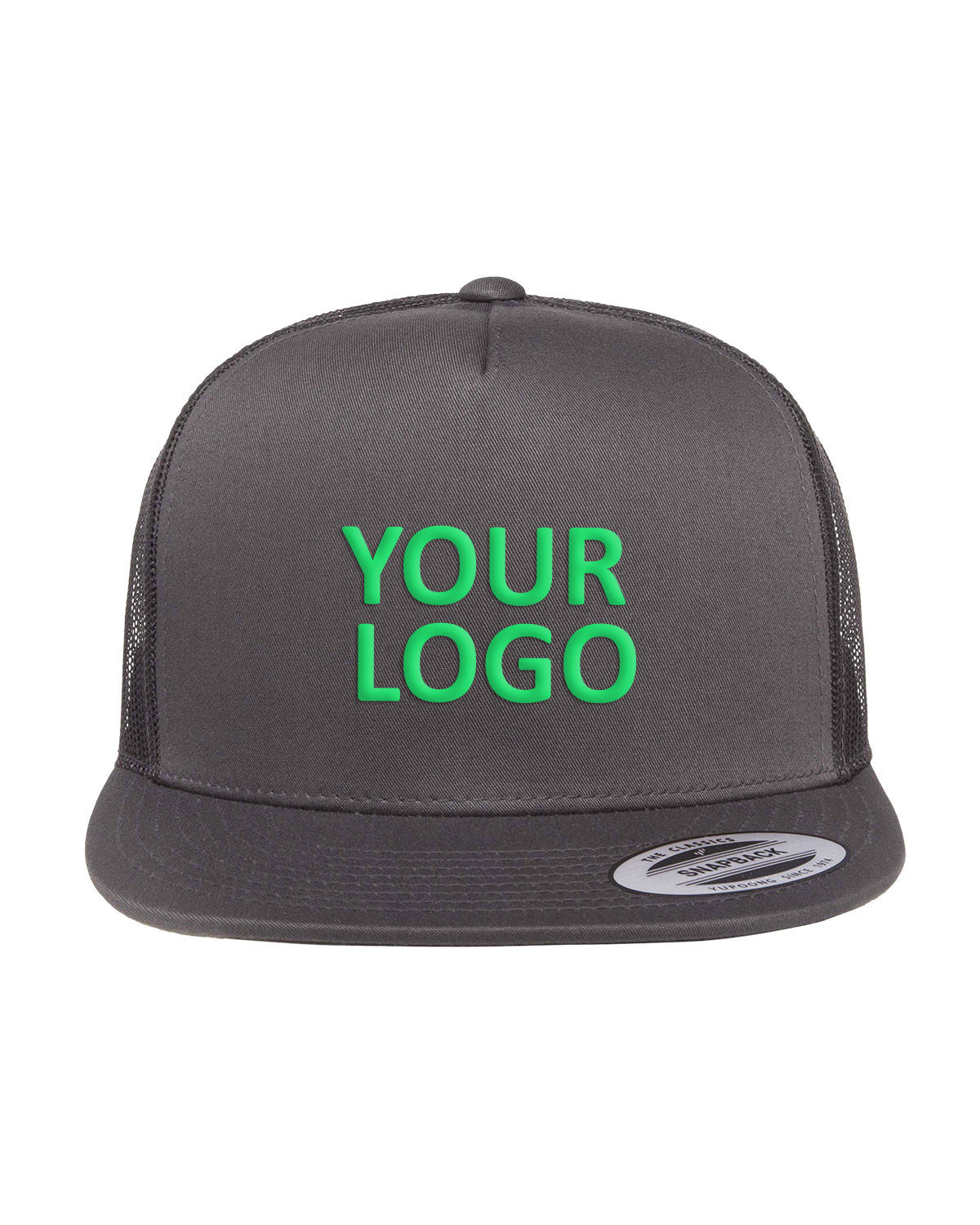 Yupoong Adult 5 -Panel Classic Trucker Cap 6006 CHARCOAL