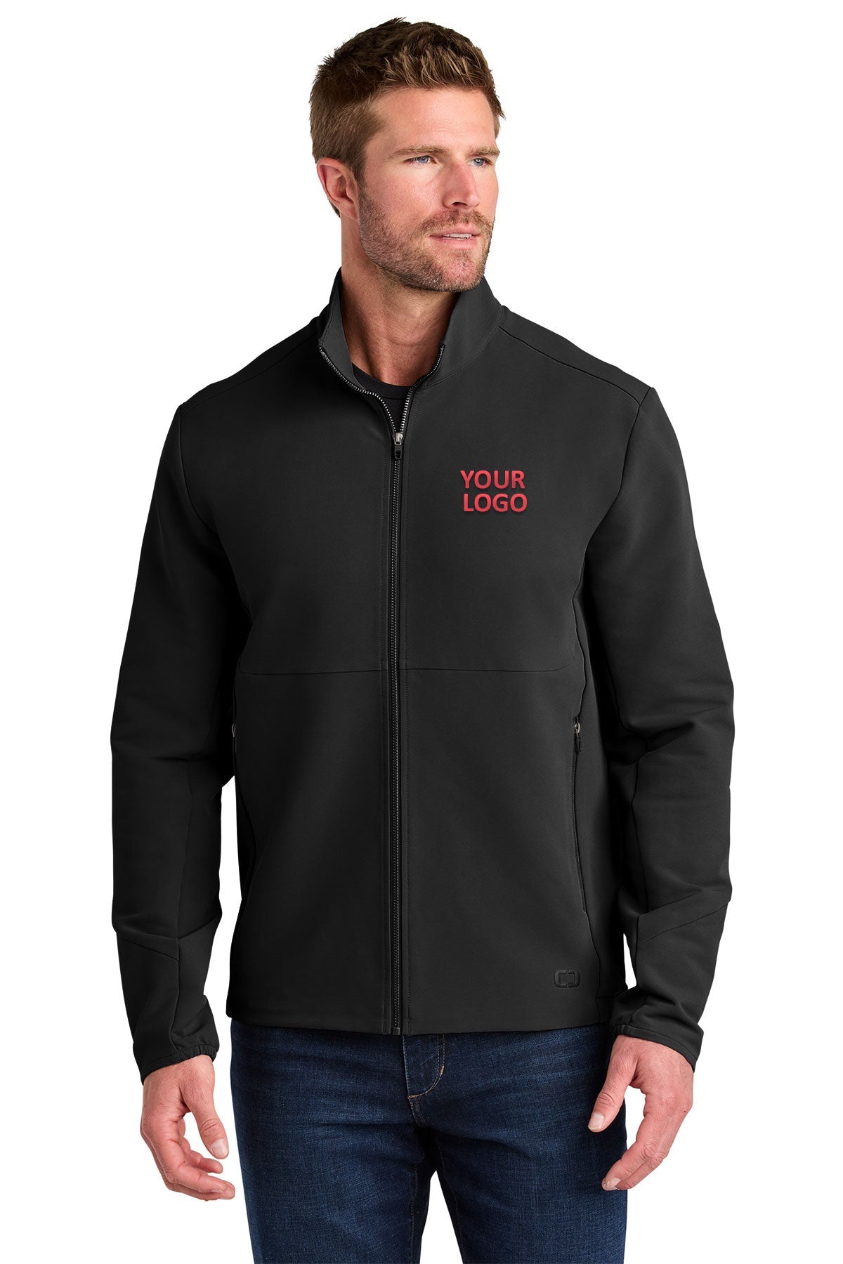 OGIO Kinetic Soft Shell Custom Jackets, Blacktop [NCT]