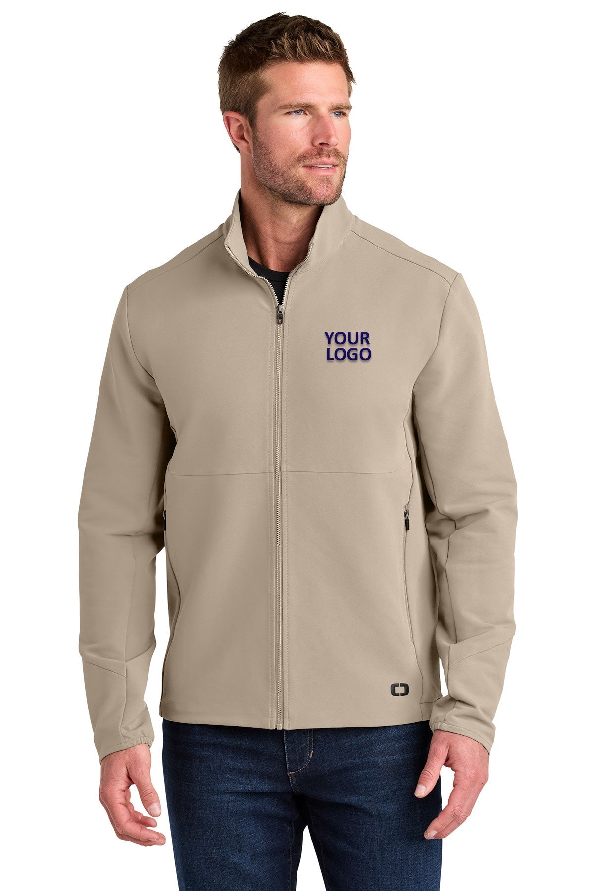 OGIO Kinetic Soft Shell Custom Jackets, Sahara