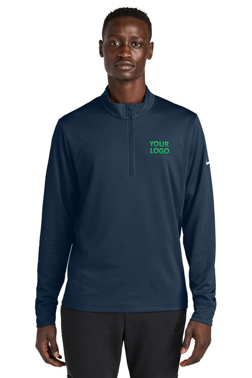 Nike Womens Essential Custom 1/2-Zip Cover-Up, Navy