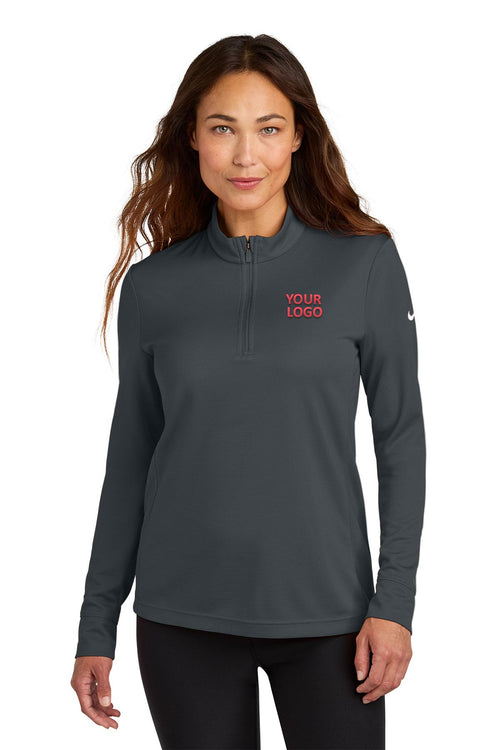 Nike Essential Custom 1/2-Zip Cover-Up, Anthracite