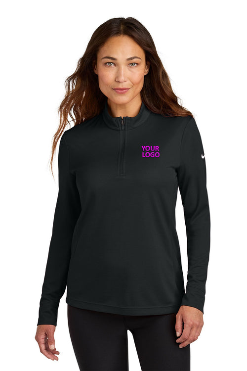 Nike Essential Custom 1/2-Zip Cover-Up, Black