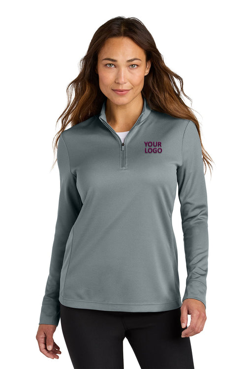 Nike Essential Custom 1/2-Zip Cover-Up, Cool Grey