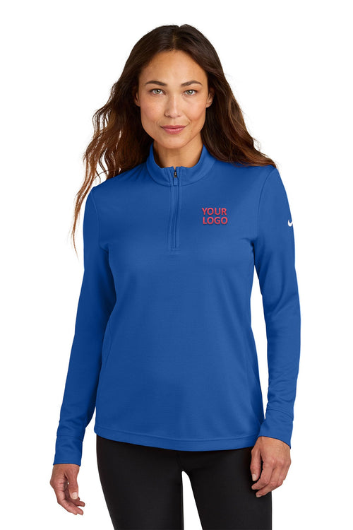 Nike Essential Custom 1/2-Zip Cover-Up, Game Royal