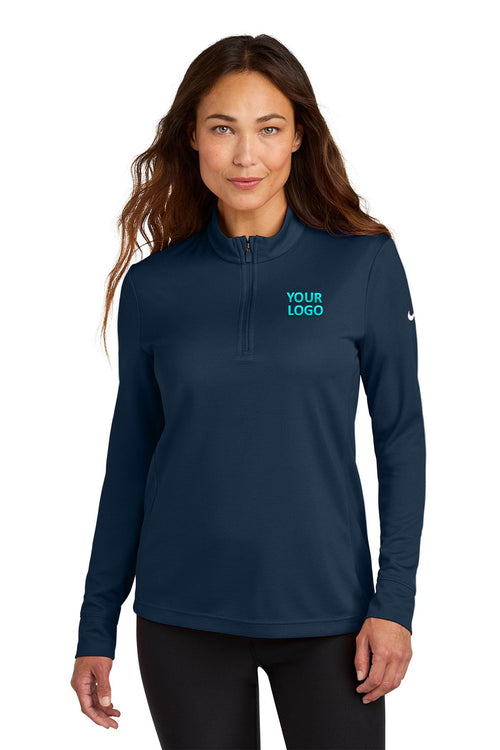 Nike Essential Custom 1/2-Zip Cover-Up, Navy