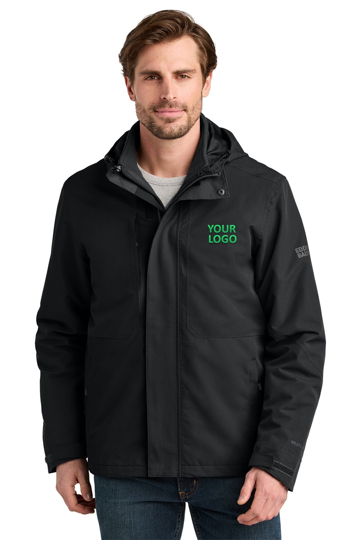 Eddie Bauer WeatherEdge Ridge Custom 3-in-1 Jackets, Black