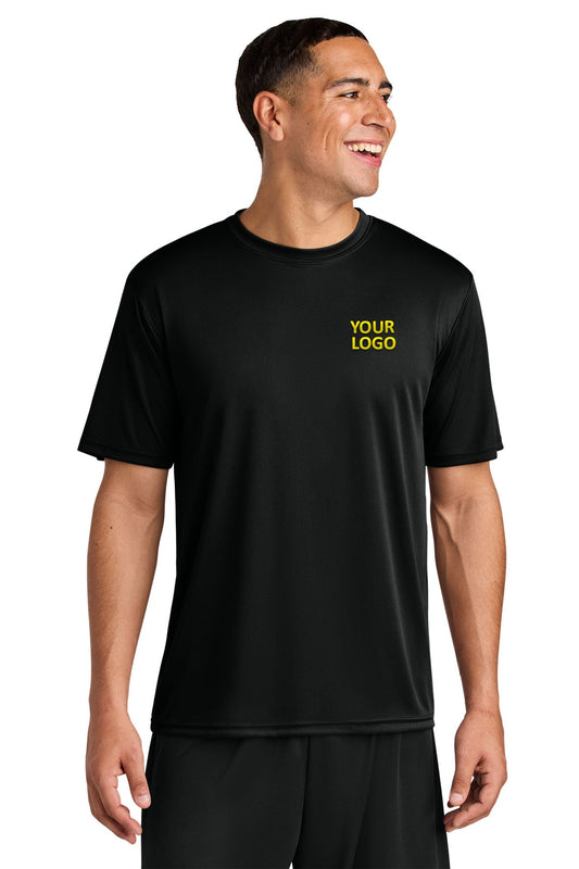 A4 Cooling Performance Custom Short Sleeve Tee's, Black [lisa@neon.aero]