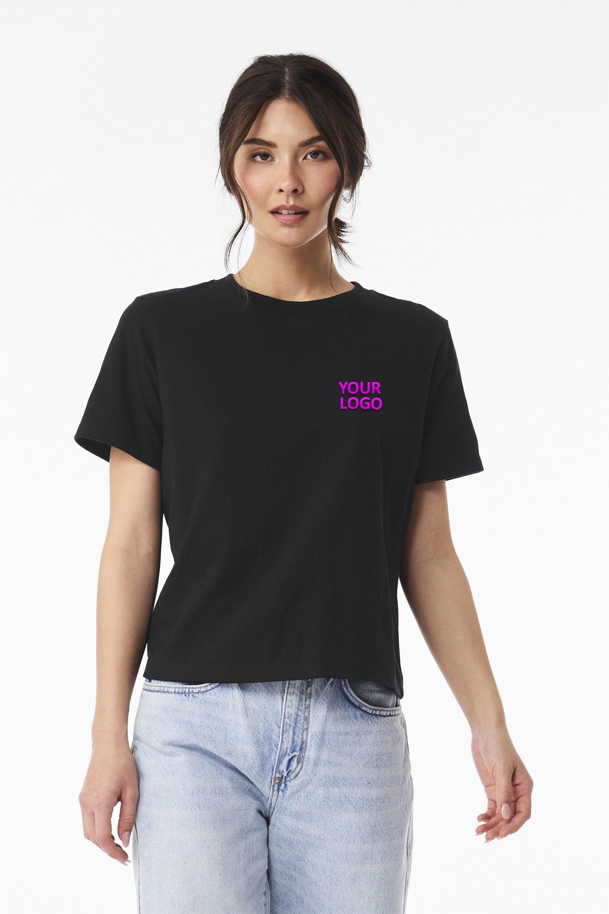 Bella Canvas Womens Heavyweight Custom Tee's, Vintage Black