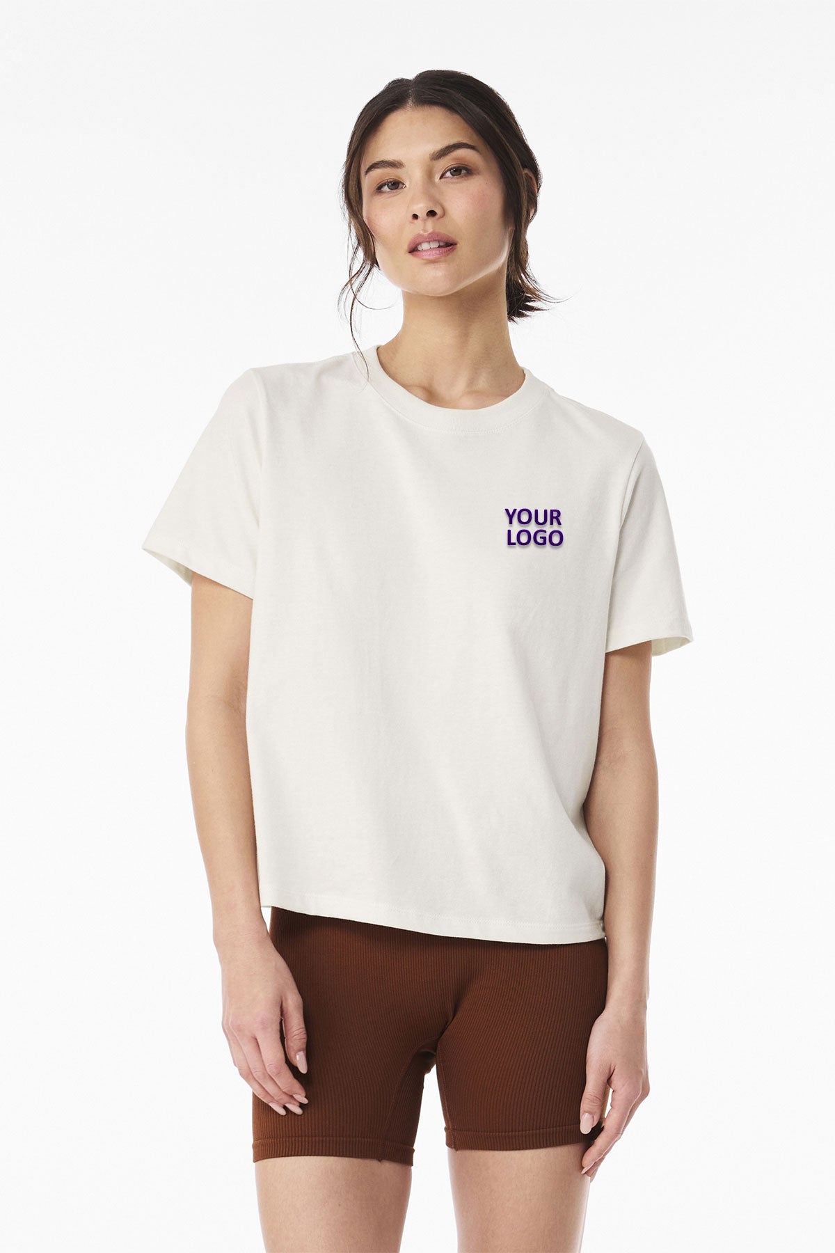 Bella Canvas Womens Heavyweight Custom Tee's, Vintage White [White Diamond Realty]