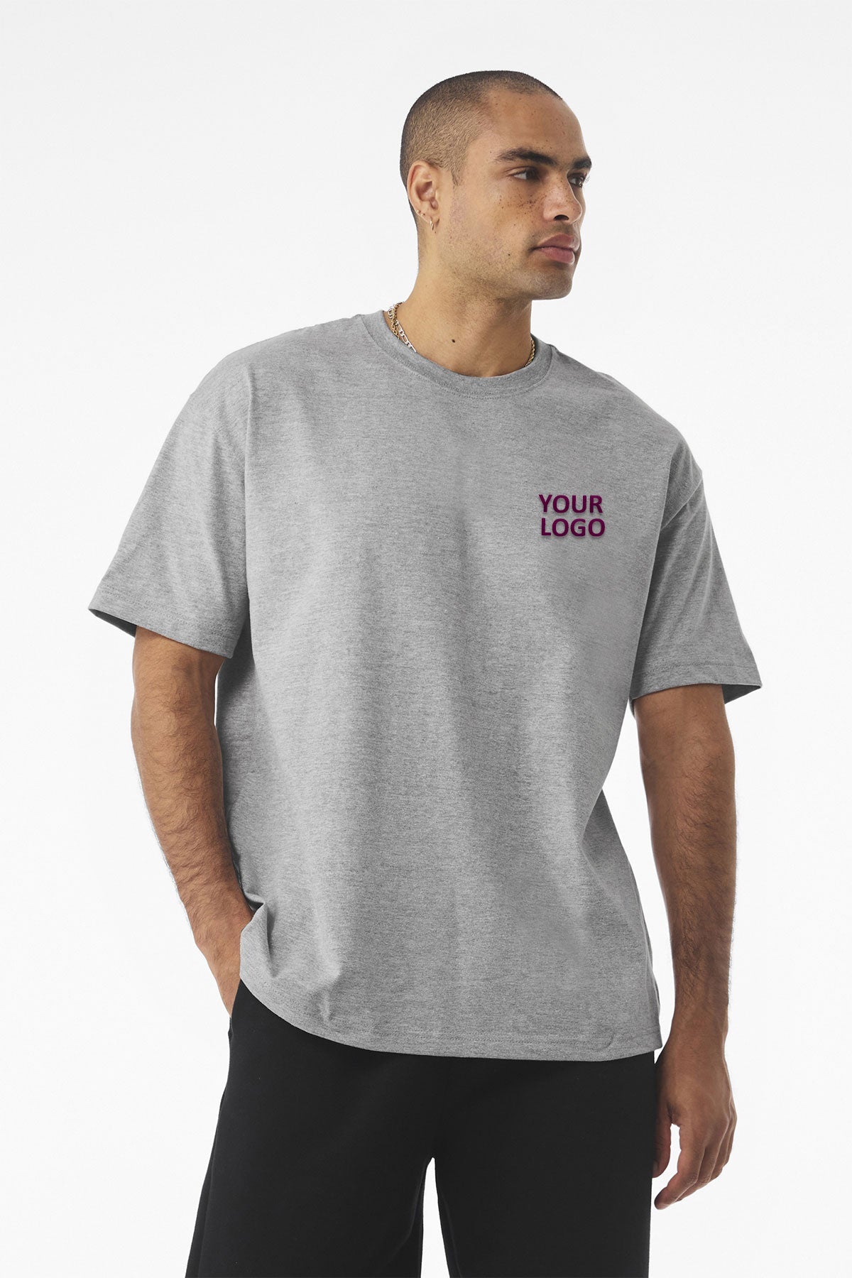 Bella Canvas Unisex Heavyweight Custom Tee's, Athletic Heather [Technical Development Corporation]