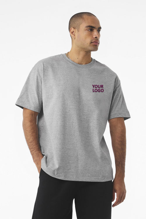 Bella Canvas Womens Heavyweight Custom Tee's, Athletic Heather