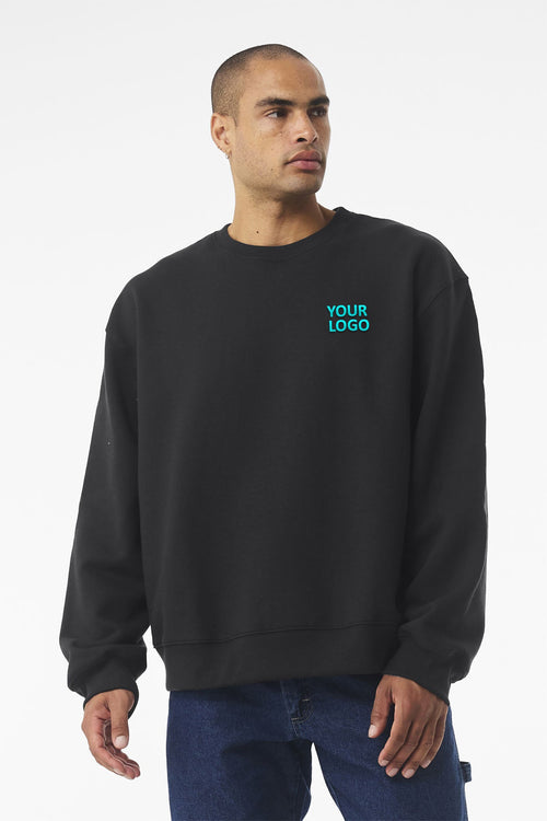 Bella Canvas Unisex Heavyweight Custom Pullover Hoodies, Vintage Black