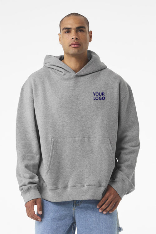 Bella Canvas Unisex Heavyweight Custom Crewneck Sweatshirts, Athletic Heather