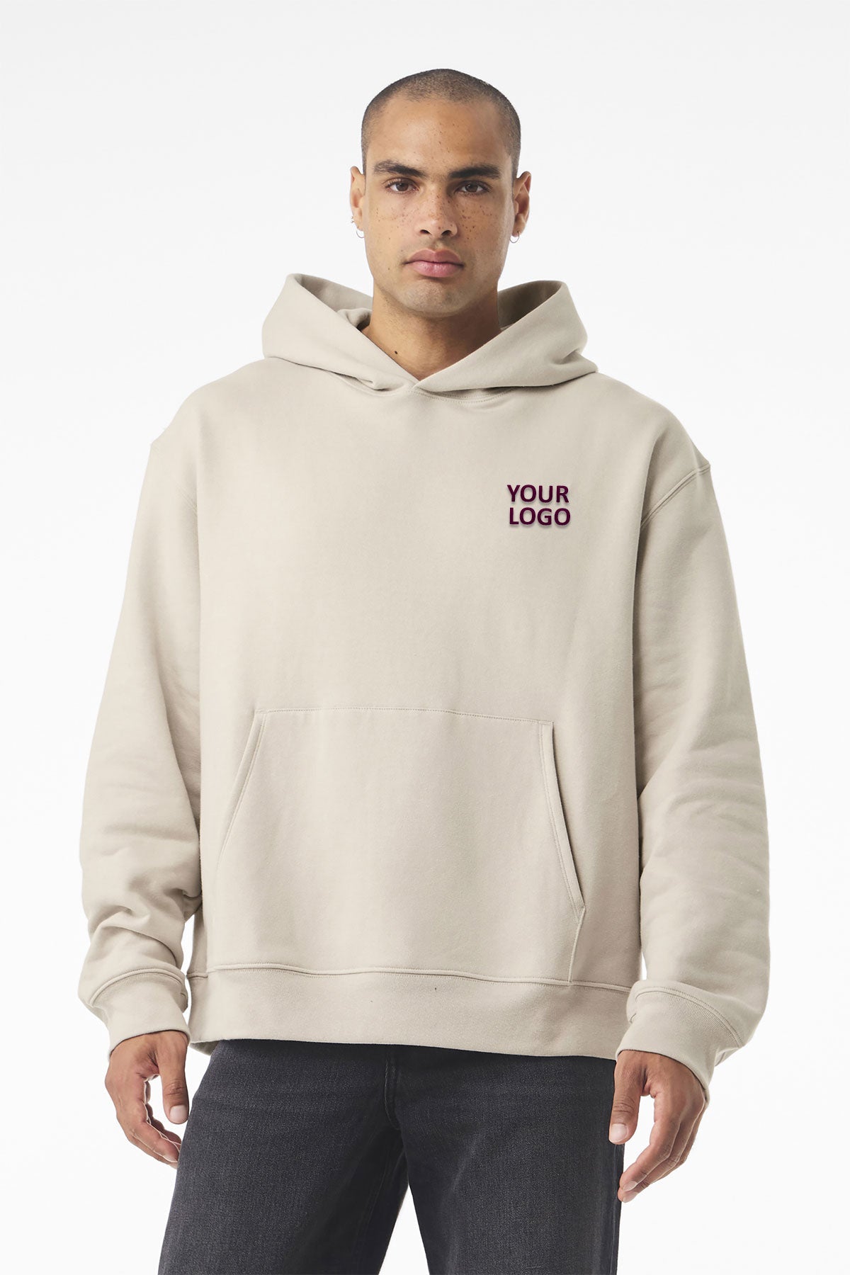 Bella Canvas Unisex Heavyweight Custom Pullover Hoodies, Dust