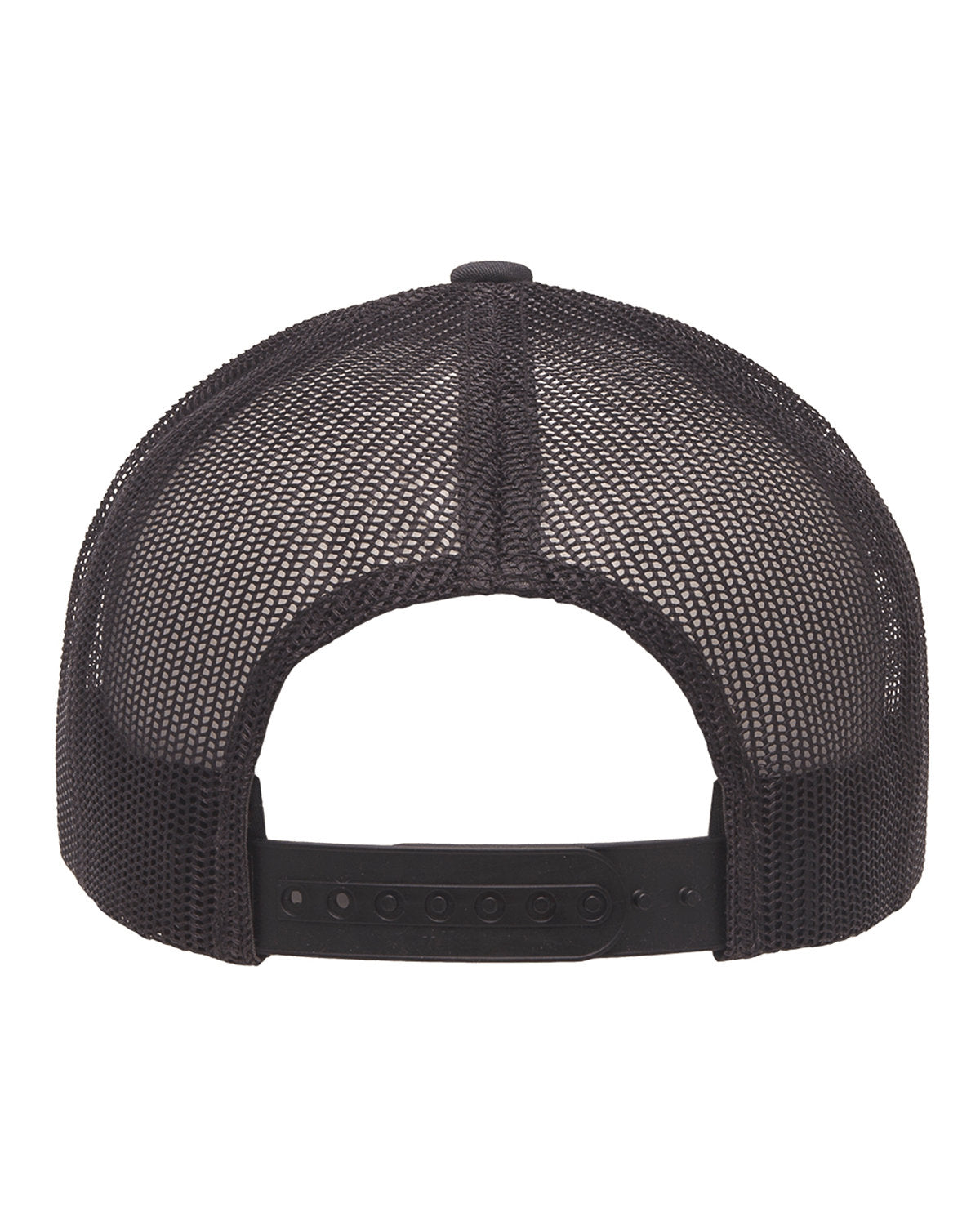 Yupoong 5-Panel Retro Custom Trucker Caps, Charcoal