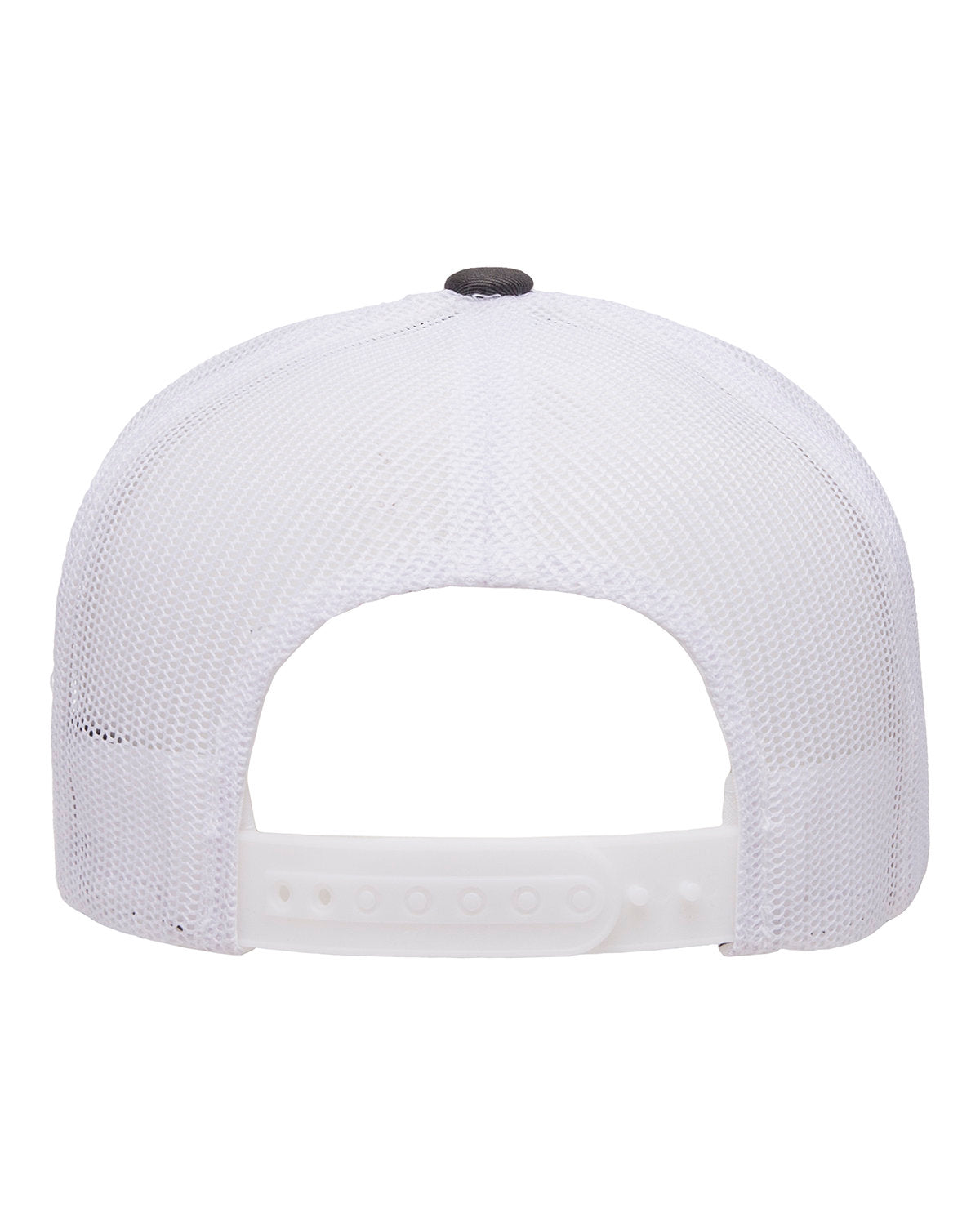 Yupoong 5-Panel Retro Customized Trucker Caps, Charcoal/ White
