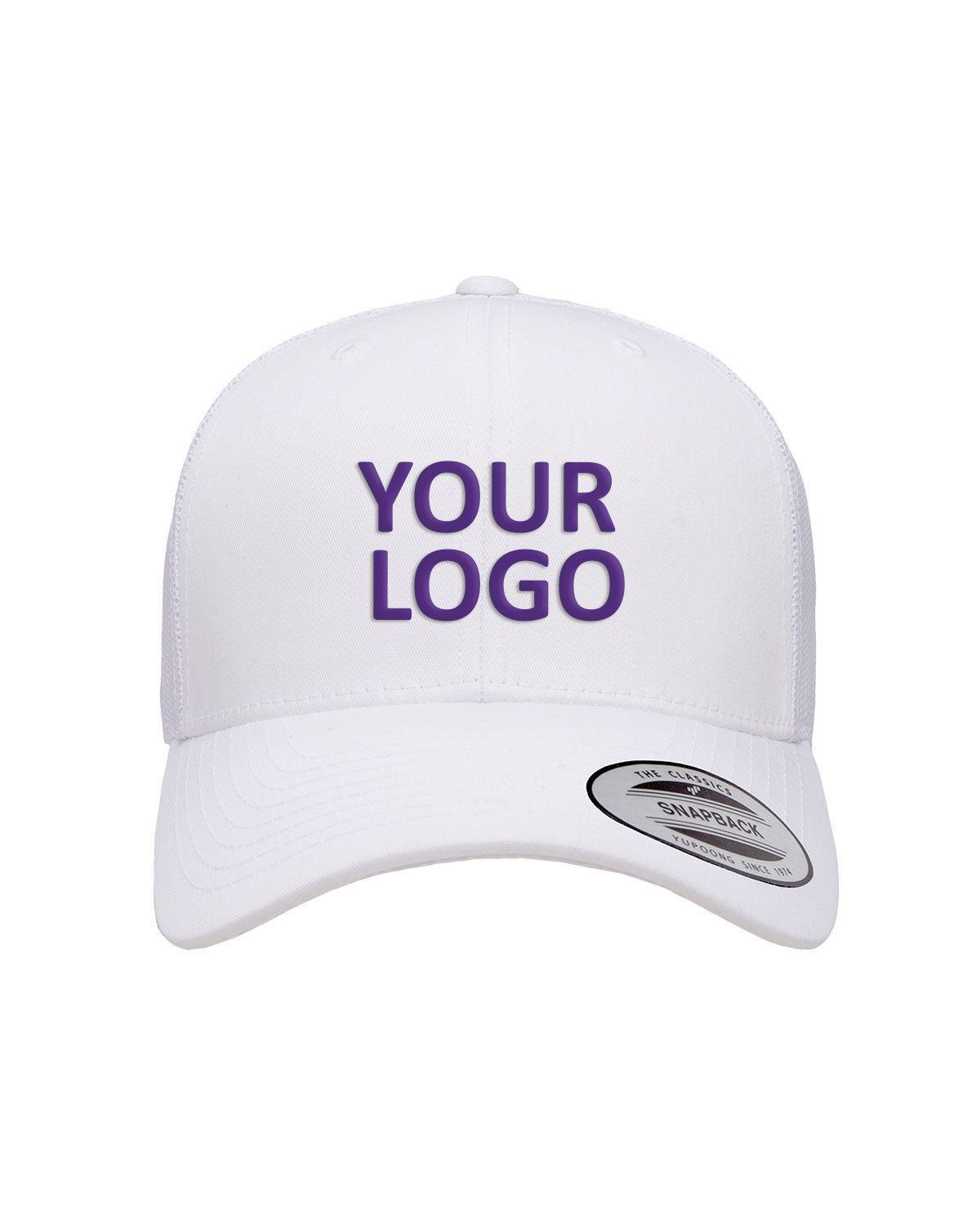 Yupoong Adult Retro Trucker Cap 6606 WHITE
