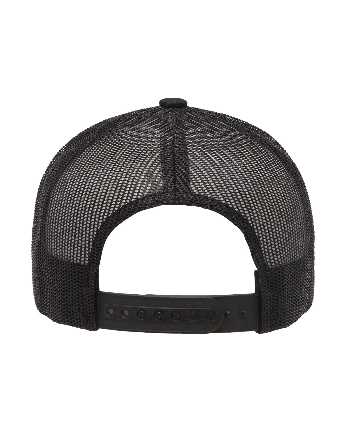 Yupoong Retro Branded Trucker Caps, Black