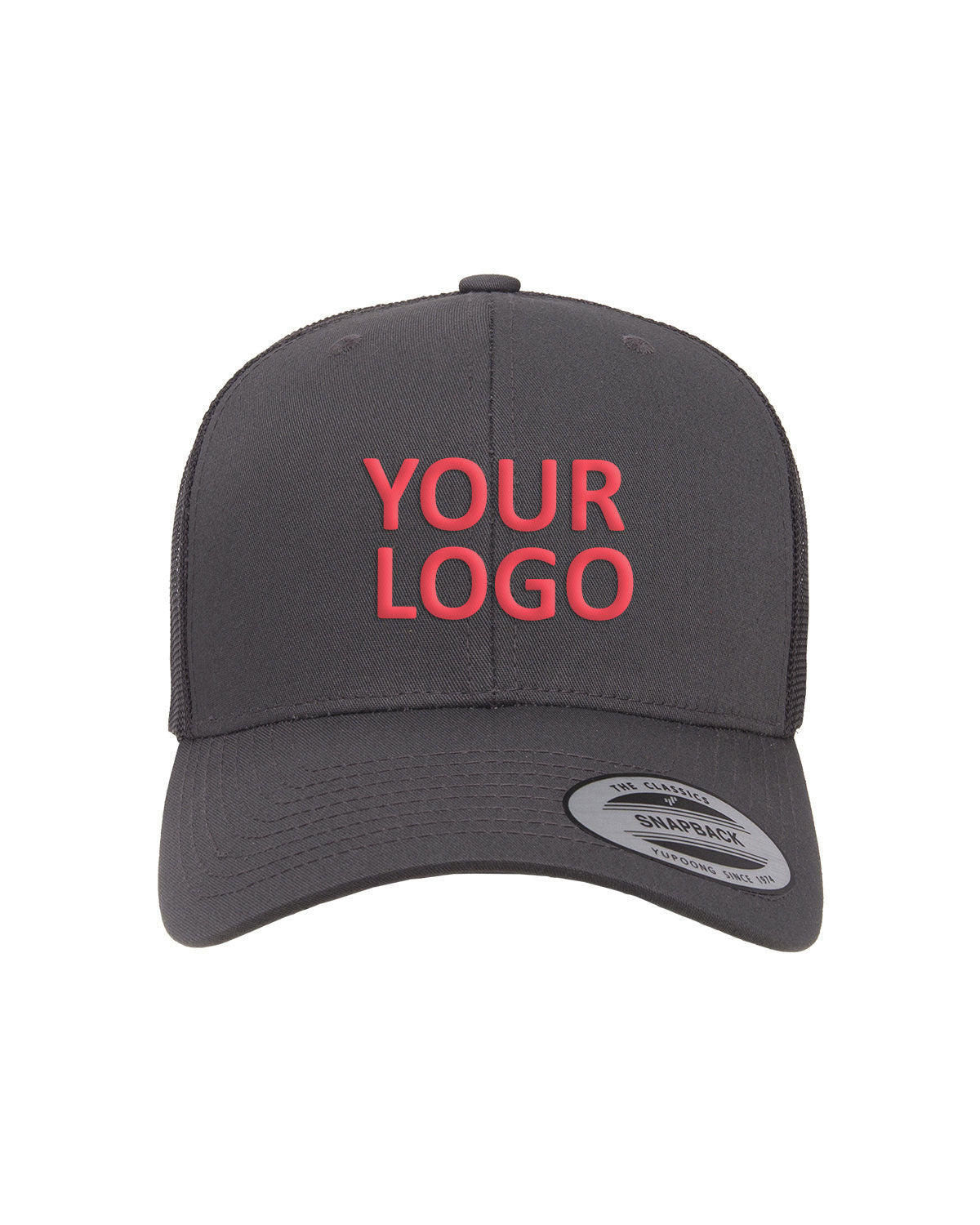 Yupoong Adult Retro Trucker Cap 6606 CHARCOAL