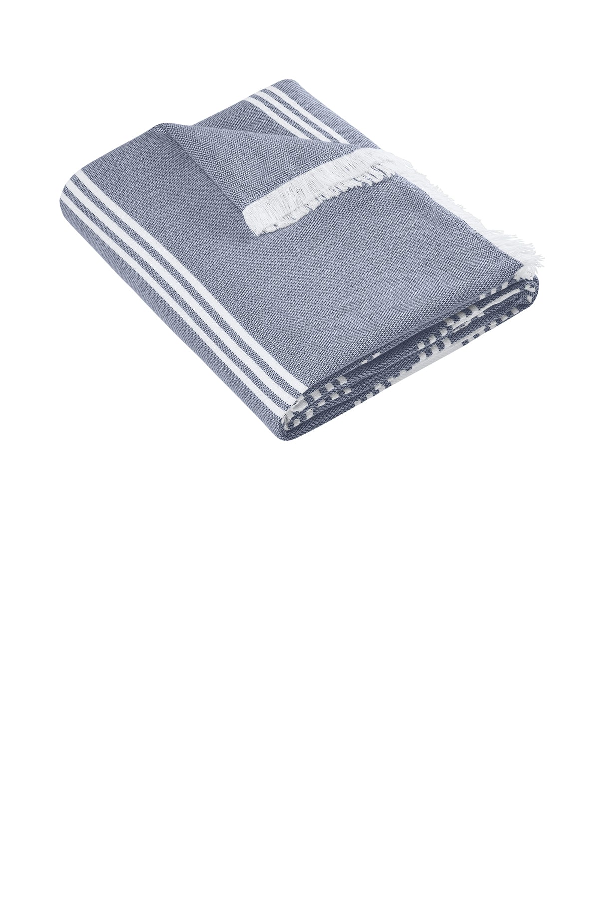 Port Authority Beach Throw, River Blue Navy/ White [Hydra Host]