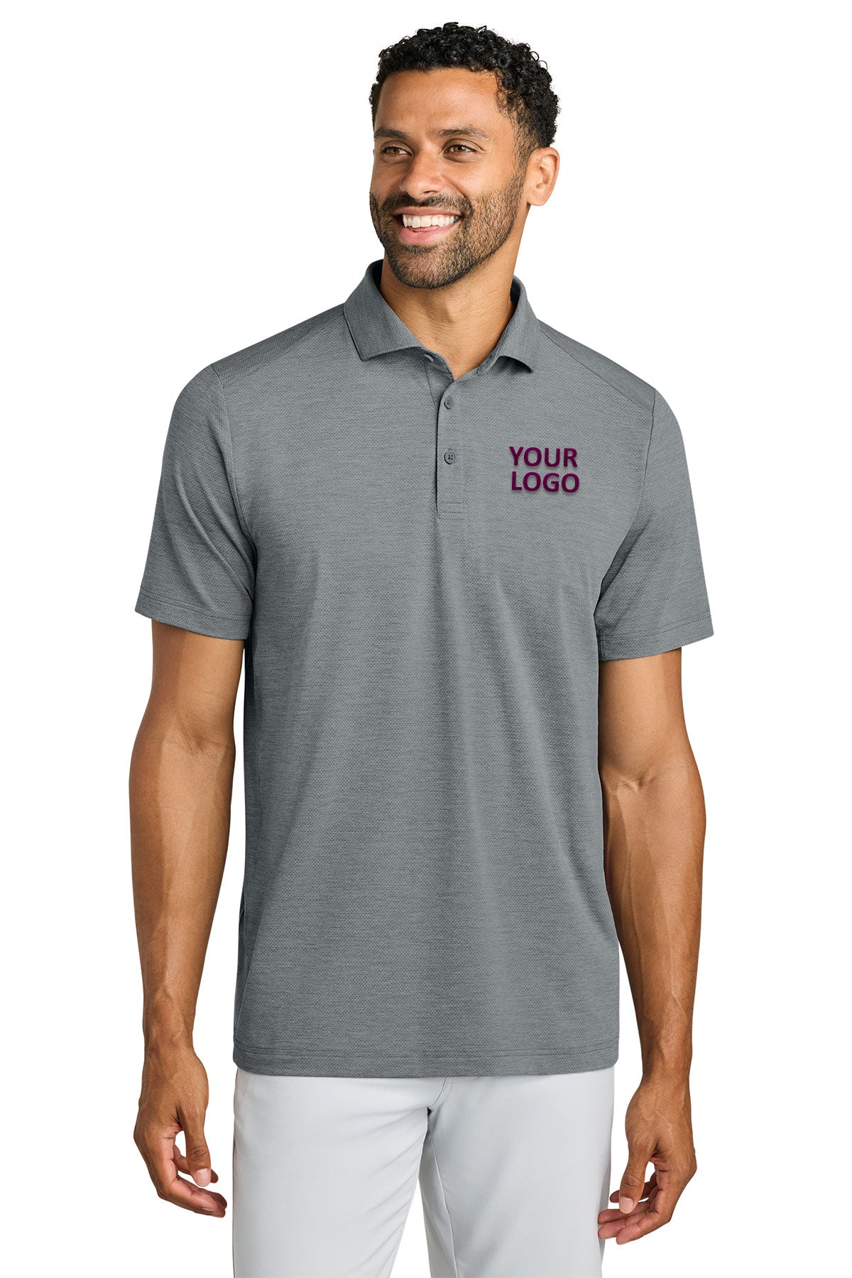 Custom TravisMathew TMA42773 Quiet Shade Grey Heather