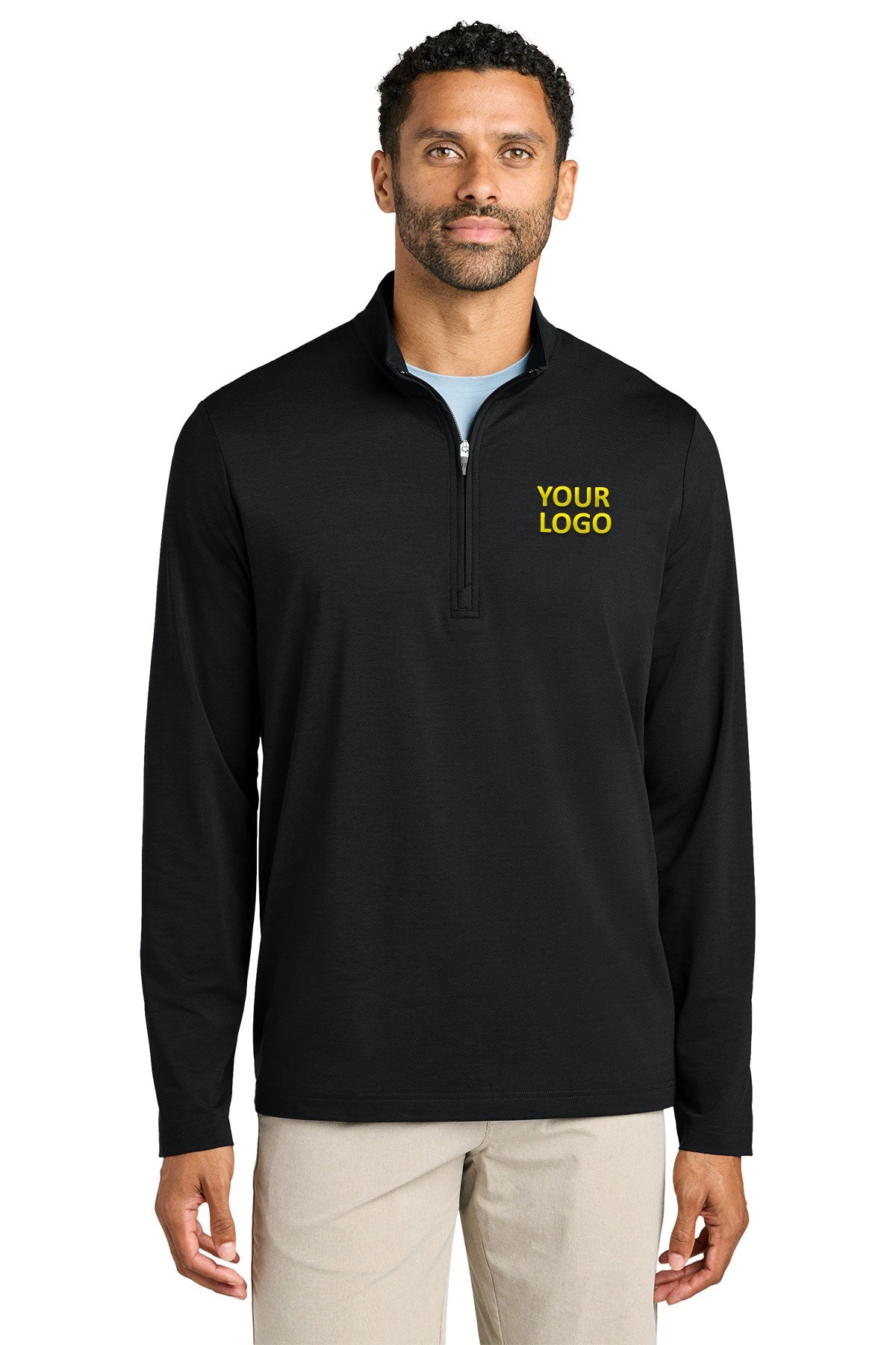 TravisMathew Onward Custom 1/4-Zips, Black