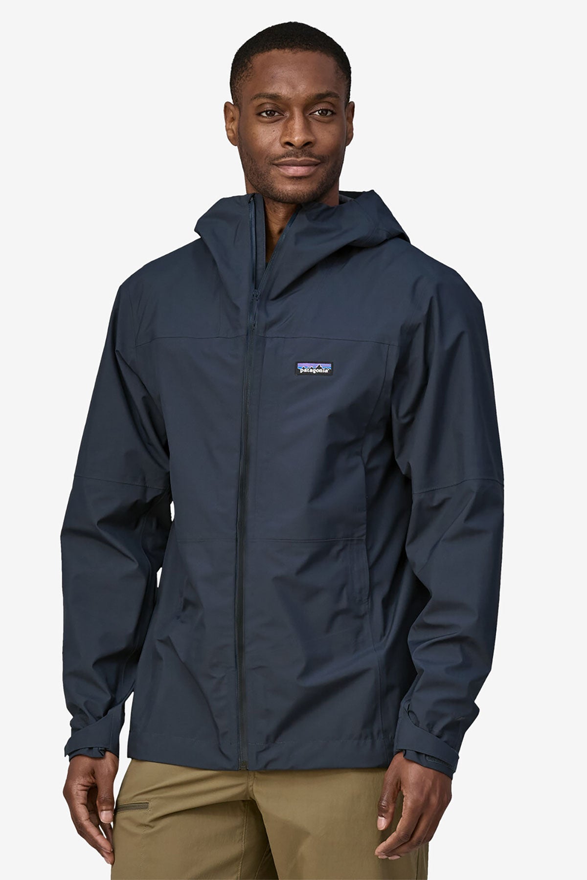 Branded Patagonia Boulder Fork Custom Rain Jackets, Smolder Blue