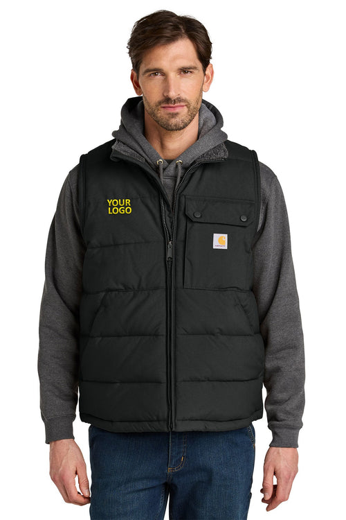 Carhartt Montana Insulated Vest, Red Duck Brown [Matos Builders]