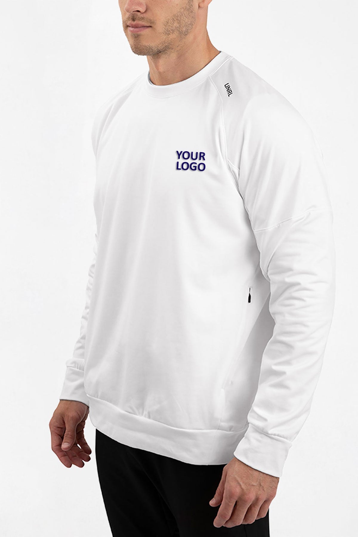 UNRL Crossover Custom Crewnecks, White