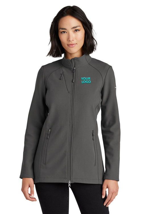 Eddie Bauer Stretch Soft Shell Custom Jackets, Cobalt Blue