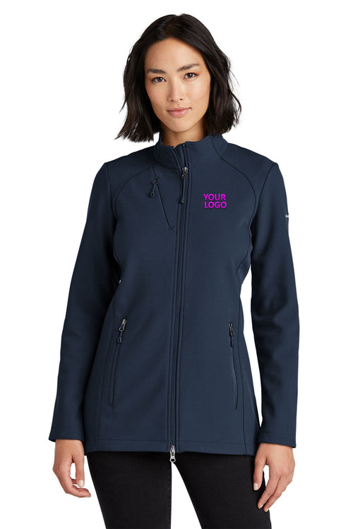 Eddie Bauer Stretch Soft Shell Custom Jackets, River Blue Navy