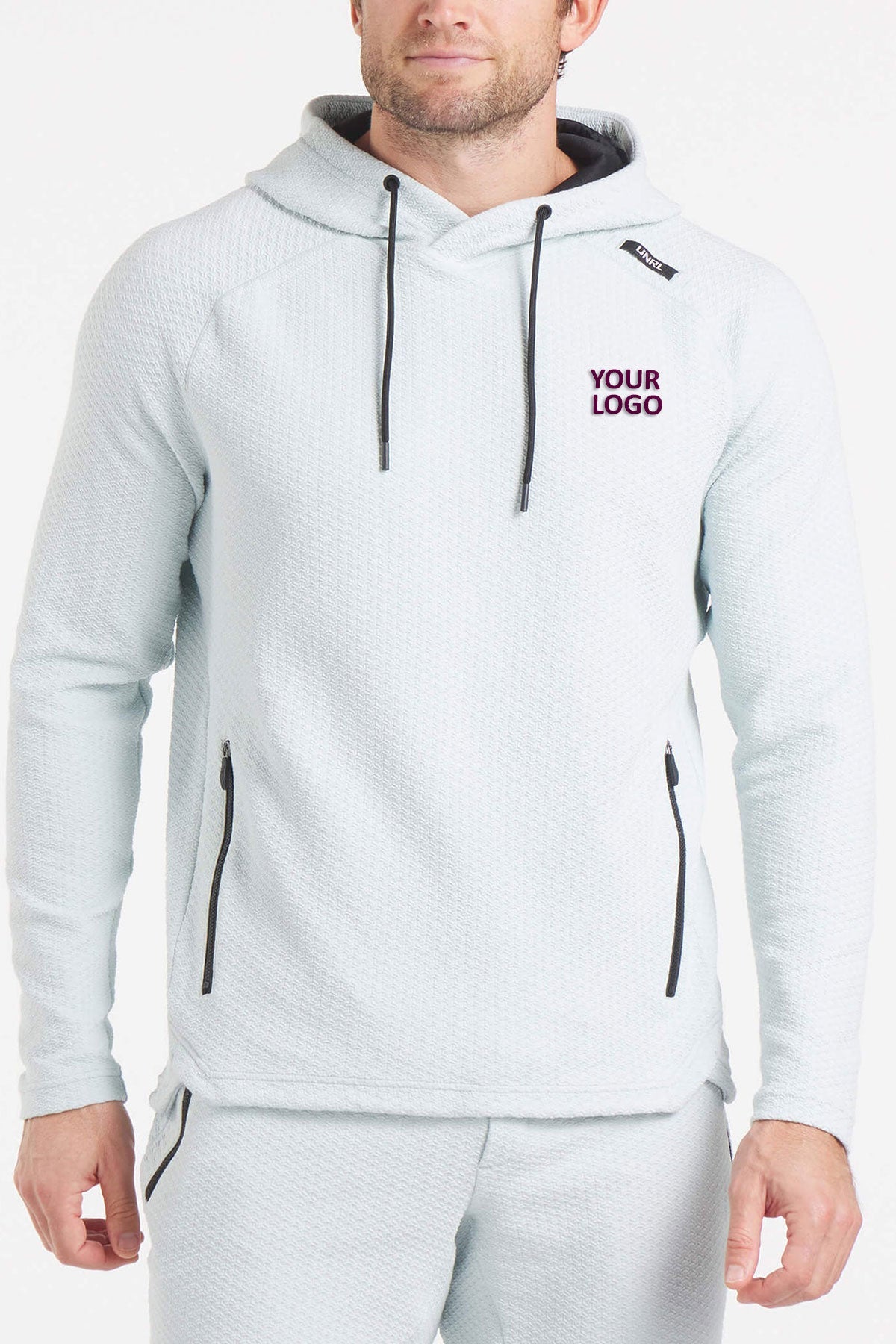 UNRL Elevation Custom Hoodies, Glacial Blue