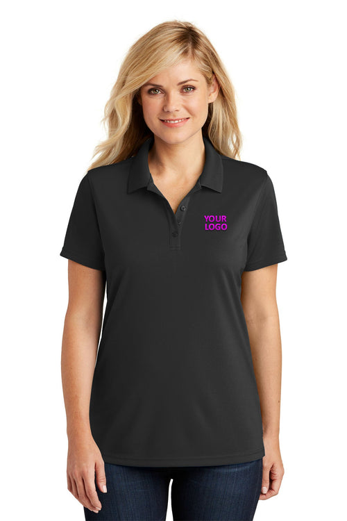 Port Authority Dry Zone UV Micro-Mesh Polo, Deep Black [Inspirational Development & Empowerment]